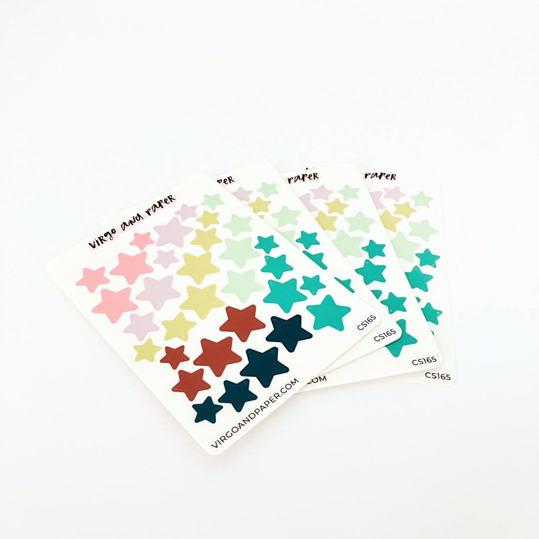 OOPS! Clear Star Stickers - To Be Read '24
