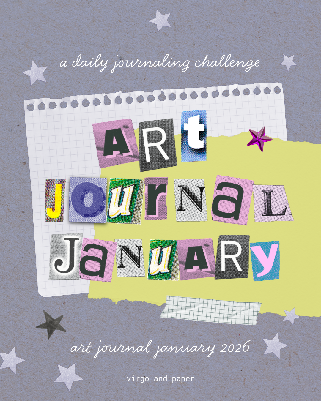 Join me for Art Journal January 2026 | 31 Days of Journaling Prompts
