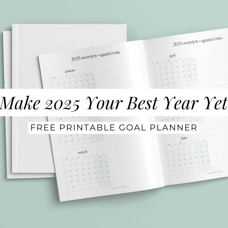 Ready for a focused 2025? Free 2025 Goal Planner Printable