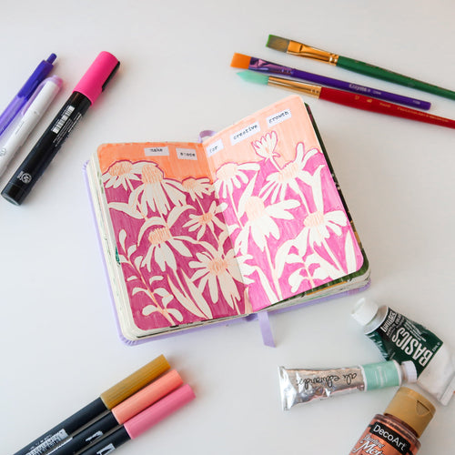 Daily Art Journaling Supplies Practice: How to Art Journal & Supplies I Use – Virgo and Paper