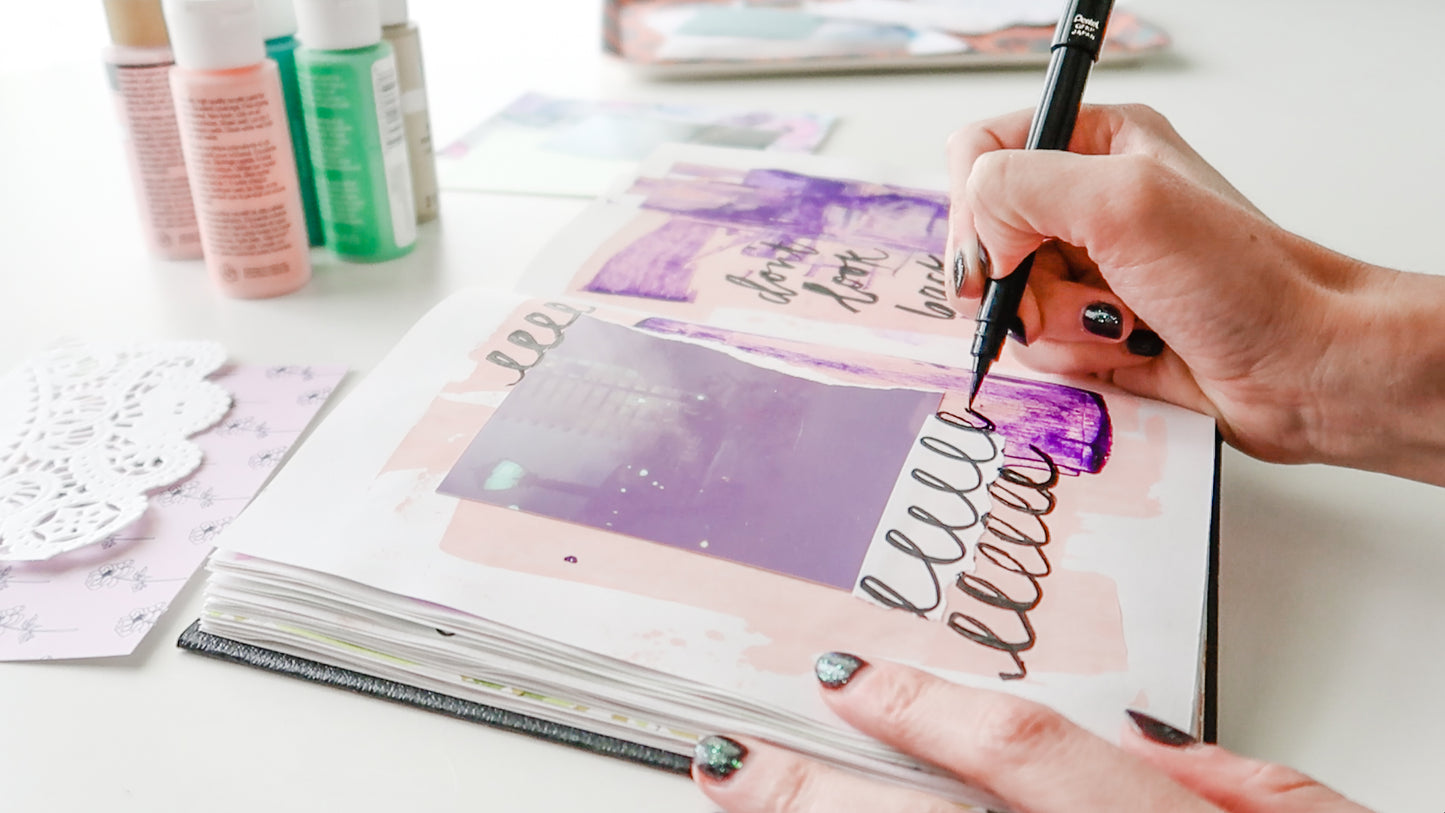 Announcing my first online art class! Express Yourself through Art Journaling