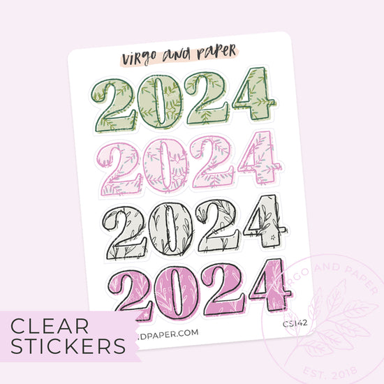 Load image into Gallery viewer, Clear 2024 Stickers - Revival
