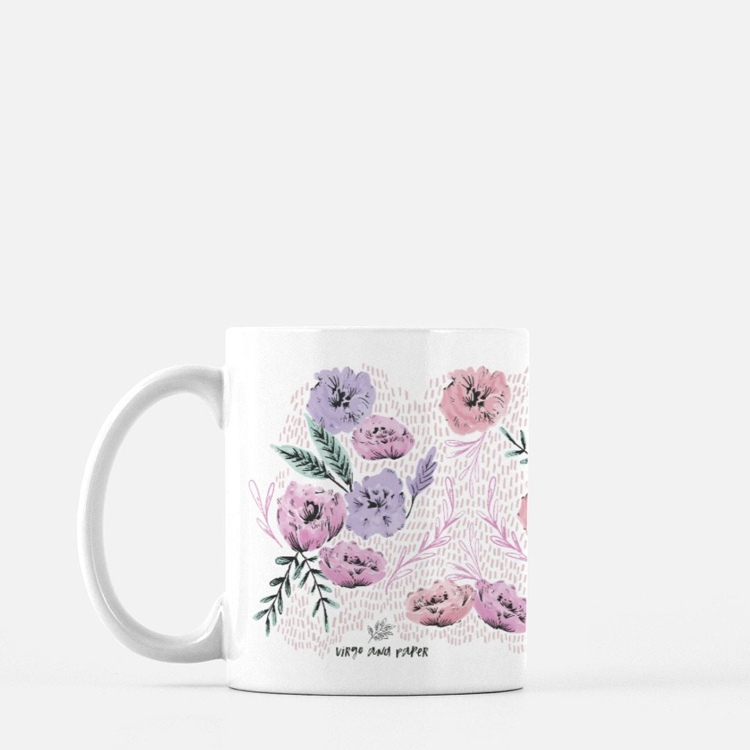 Load image into Gallery viewer, Coffee Mug - Imagine Bouquet in Daylight
