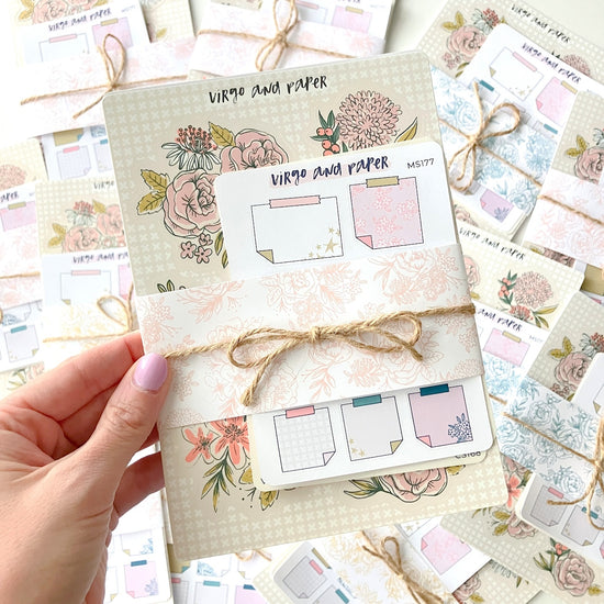 To Be Read Floral Collection Journaling Sticker Bundle