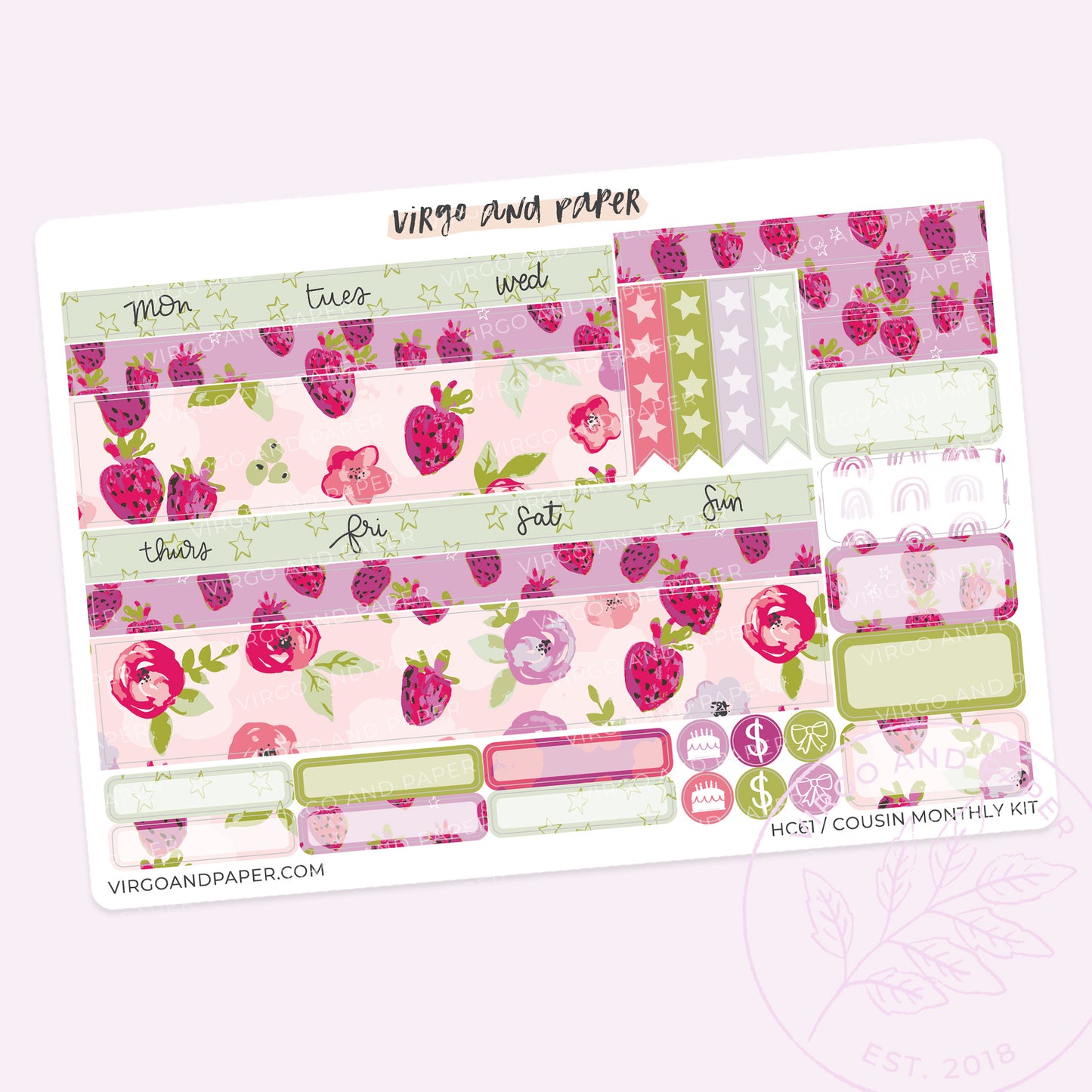 Summer Berry Cousin Monthly Kit