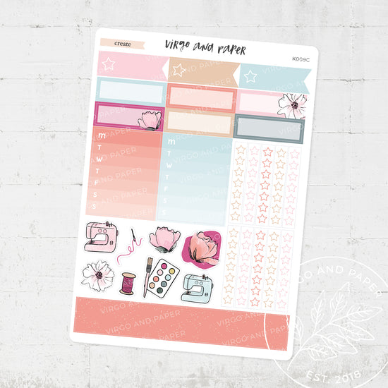 Load image into Gallery viewer, Create Weekly Planner Sticker Kit
