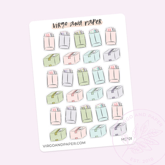 Load image into Gallery viewer, Happy Mail Mini Sticker Sheet
