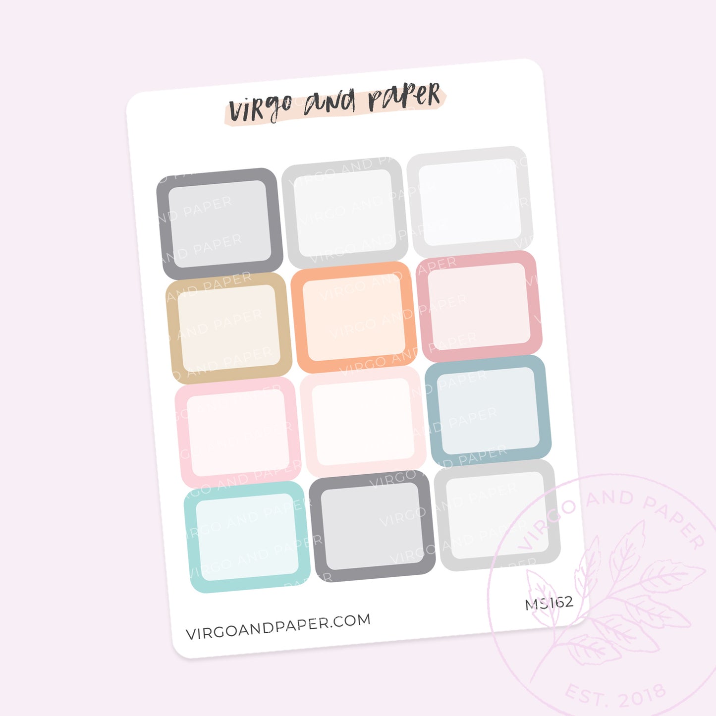 Tiny Event Boxes - Ashton's Favorite Colors