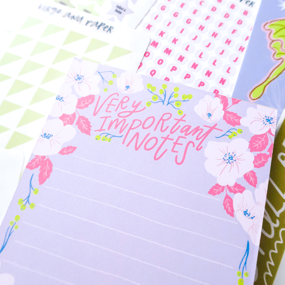 Very Important 4x6 Notepad