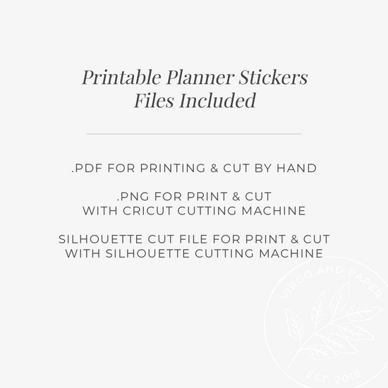 Printable Decorative Stickers - Greenhouse