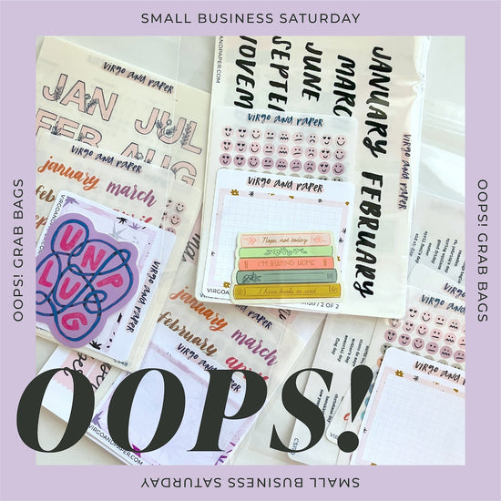 Sale Exclusive! OOPS Stickers Mystery Grab Bag