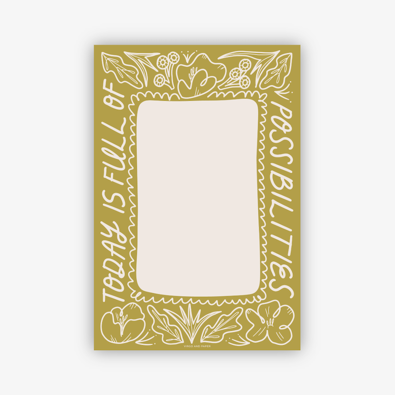 Possibility 4x6 Notepad