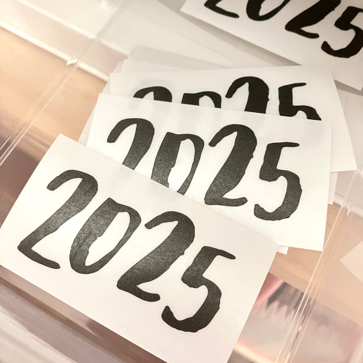 2025 Hand Lettered Vinyl Decal