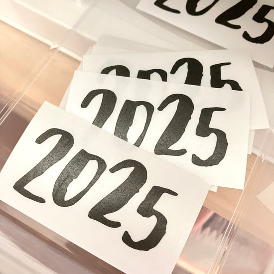 2025 Hand Lettered Vinyl Decal