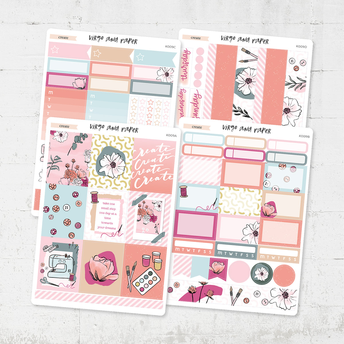 Create Weekly Planner Sticker Kit